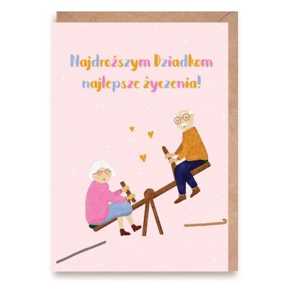 Opakowanie Kartka dla Dziadków Huśtawka K144