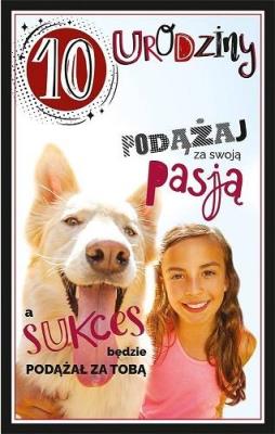 Opakowanie Kartka okolicznościowa Urodziny 10 U96