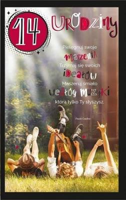 Opakowanie Kartka okolicznościowa Urodziny 14 U92