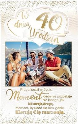 Opakowanie Kartka okolicznościowa Urodziny 40 PS16