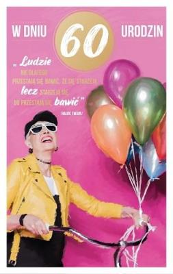 Opakowanie Kartka okolicznościowa Urodziny 60 P14