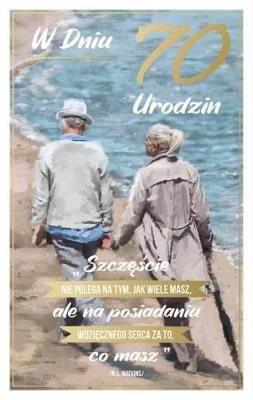 Opakowanie Kartka okolicznościowa Urodziny 70 P16