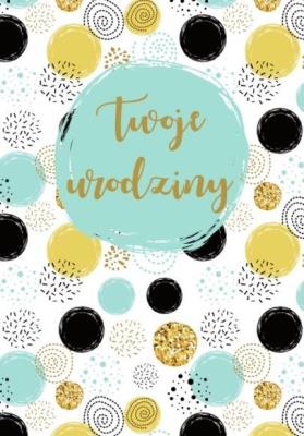 Opakowanie Kartka okolicznościowa Urodziny TS104