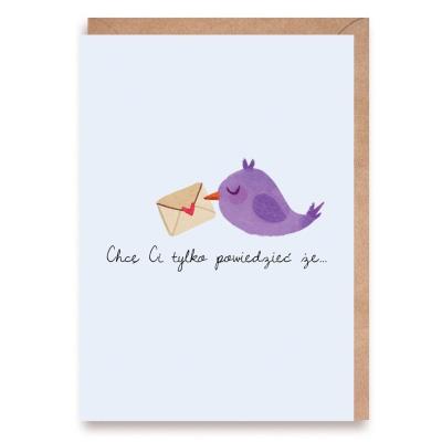 Opakowanie Kartka walentynkowa List miłosny K153