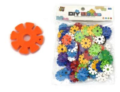 Opakowanie Klocki kółka kwiatki 94 elementy