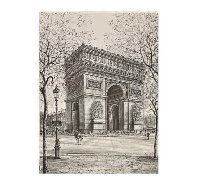 Opakowanie Kołoszkicownik 25k A3, łuk triumfalny