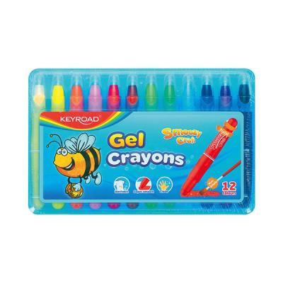 Opakowanie Kredki żelowe zmywalne Keyroad Smoozy Craft 12 sztuk