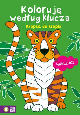 Kropka do kropki. Koloruję według klucza. Autor: Opracowanie zbiorowe. SmakLiter.pl Okładka książki Kropka do kropki. Koloruję według klucza