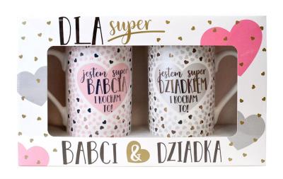 Opakowanie Kubek komplet Q 878 Dzień Babci i Dziadka 2022