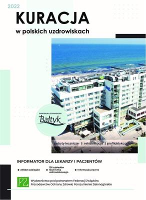 Okładka książki Kuracja w polskich uzdrowiskach 2022