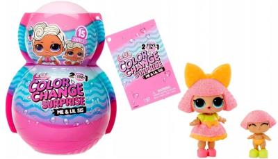 Opakowanie LOL Surprise Color Change 2w1 + Lil Sis (9szt)