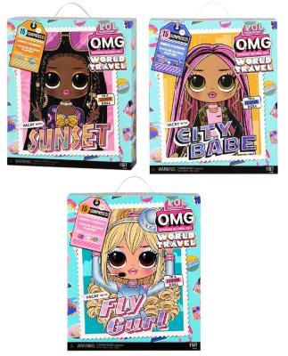 Opakowanie LOL Surprise OMG Travel Doll Asst (3szt)