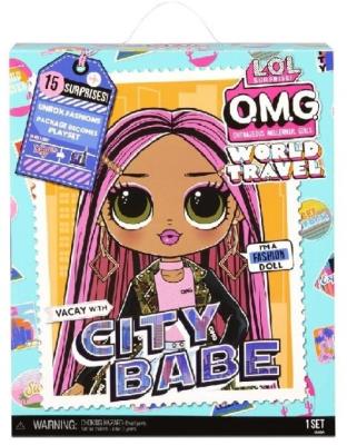 Opakowanie LOL Surprise OMG Travel Doll City Babe