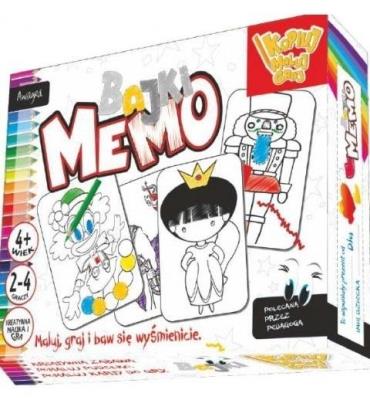 Maluj Graj Bajki Memo FAN. Wydawca: Fan. SmakLiter.pl Opakowanie Maluj Graj Bajki Memo FAN