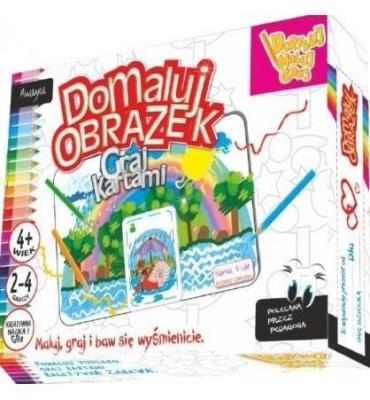 Maluj Graj Domaluj obrazek FAN. Wydawca: Fan. SmakLiter.pl Opakowanie Maluj Graj Domaluj obrazek FAN