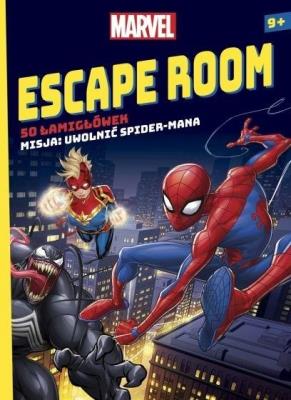 Okładka książki Marvel Spider-Man. Escape Room. 50 łamigłówek