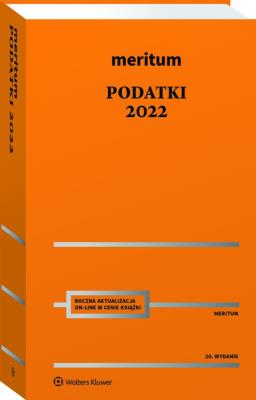 Okładka książki Meritum Podatki 2022