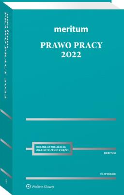 Okładka książki Meritum Prawo Pracy 2022