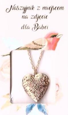 Opakowanie Naszyjnik z miejscem na zdjęcie dla Babci