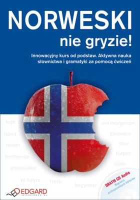 Norweski nie gryzie! + CD w.2022. Autor: Irena Brignull. SmakLiter.pl Okładka książki Norweski nie gryzie! + CD w.2022