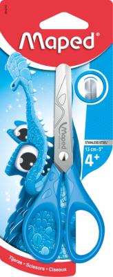 Opakowanie Nożyczki essentials pulse szkolne 13 cm Maped niebieskie blister 464290