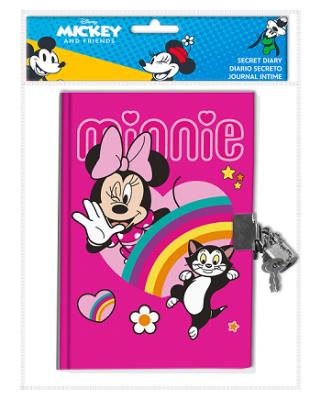 Pamiętnik na kłódkę Minnie WD21722. Wydawca: Kids Euroswan. SmakLiter.pl Opakowanie Pamiętnik na kłódkę Minnie WD21722