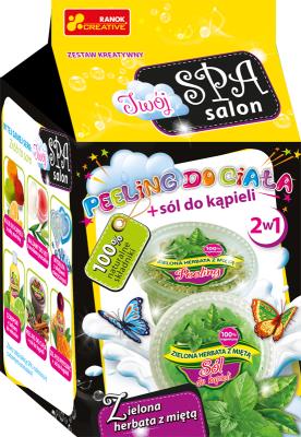 Okładka książki Peeling do ciała & sól do kapieli. Zielona herbata