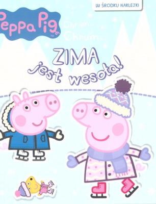 Okładka książki Peppa Pig Zima jest wesoła