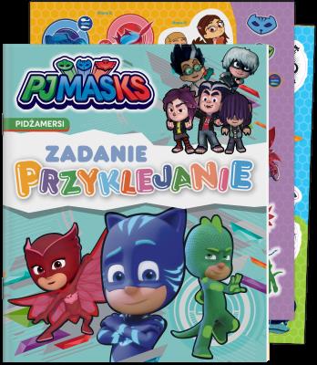 Okładka książki PJ Masks. Pidżamersi. Zadanie Przyklejanie