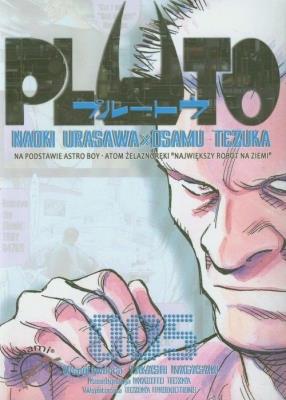 Pluto 5 wyd.2. Autor: Tezuka Osamu, Urasawa Naoki. SmakLiter.pl Okładka książki Pluto 5 wyd.2