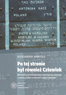 Po tej stronie był również Człowiek. Autor: Aleksandra Namysło (red.). SmakLiter.pl Okładka książki Po tej stronie był również Człowiek