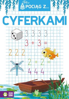 Pociąg z cyferkami. Autor: Opracowanie zbiorowe. SmakLiter.pl Okładka książki Pociąg z cyferkami