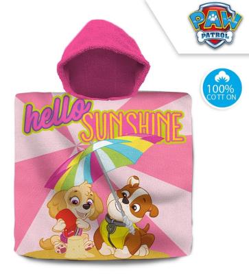 Opakowanie Poncho kąpielowe Paw Patrol 120x60cm PW19868
