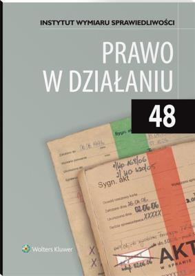 Okładka książki Prawo w działaniu T.48