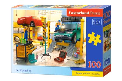 Opakowanie Puzzle 100 Car Workshop CASTOR