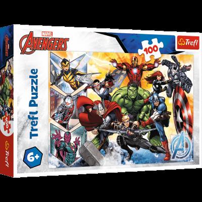 Opakowanie Puzzle 100 Siła Avengersów Disney Marvel The Avengers 16431