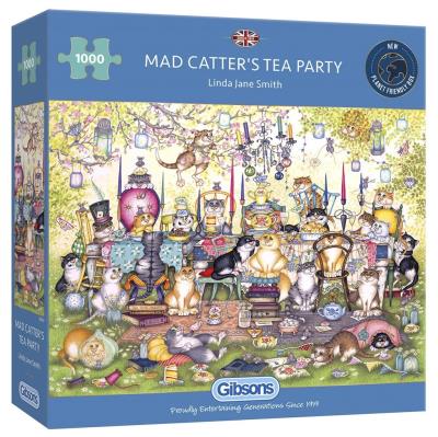 Opakowanie Puzzle 1000 Herbatka z szalonymi kotami G3