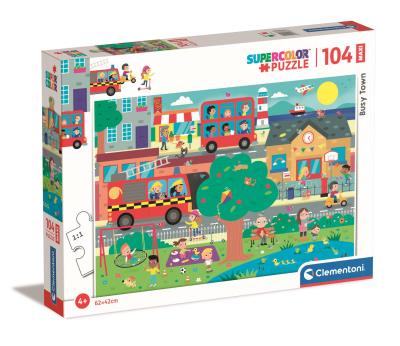 Opakowanie Puzzle 104 Maxi Super Kolor Busy Town