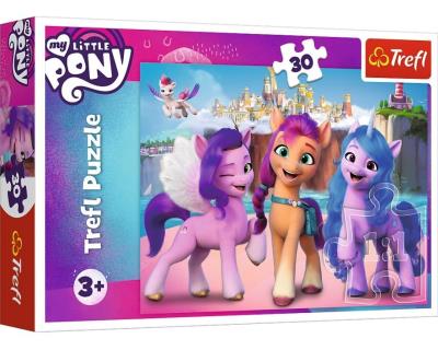 Opakowanie Puzzle 30 Zabłyśnij jak Kucyki Pony TREFL