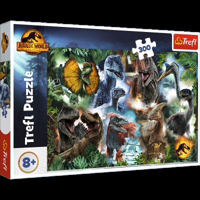 Opakowanie Puzzle 300 Ulubione dinozaury Universal Jurassic World 23013