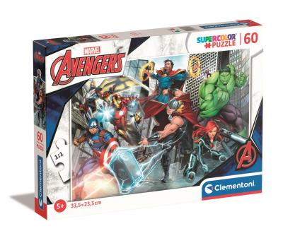 Opakowanie Puzzle 60 super kolor The Avengers 26112