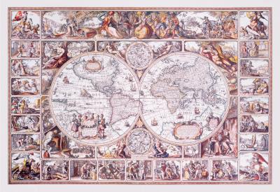 Opakowanie Puzzle drewniane. The Age of Exploration Map 750 XL