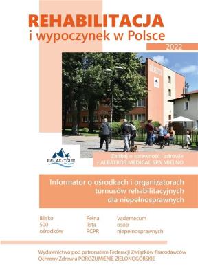 Okładka książki Rehabilitacja i wypoczynek w Polsce 2022