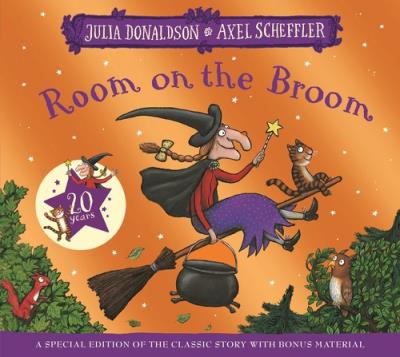 Room on the Broom. Autor: Donaldson Julia, Scheffler Axel. SmakLiter.pl Okładka książki Room on the Broom