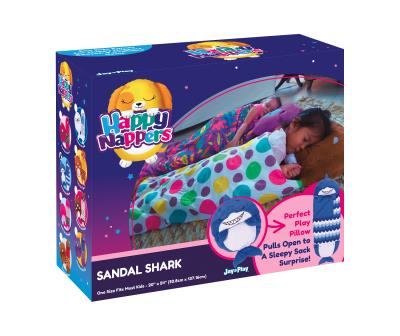 Opakowanie Śpiworek Happy Nappers Sandal niebieski rekinek