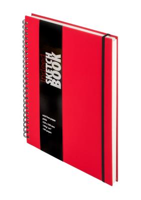 Opakowanie Szkicownik notes A4+ Czerwony