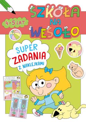 Okładka książki Szkoła na wesoło. Superzadania z naklejkami 4-5...