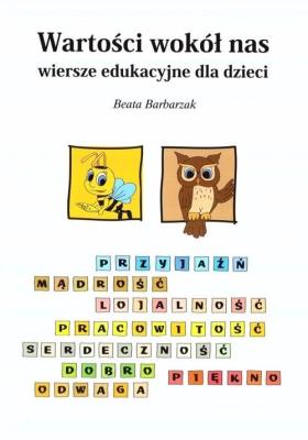 Okładka książki Wartości wokół nas - wiersze edukacyjne dla dzieci