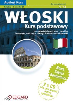Włoski Kurs podstawowy + CD. Autor: Opracowanie zbiorowe. SmakLiter.pl Okładka książki Włoski Kurs podstawowy + CD