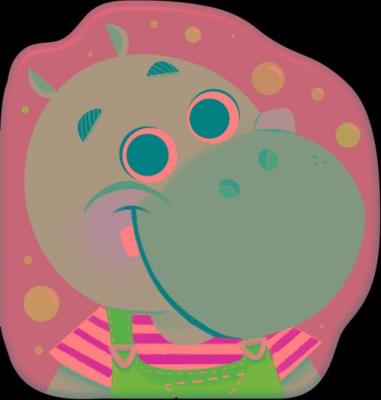 Okładka książki Zabawa w kąpieli Wesoły hipcio